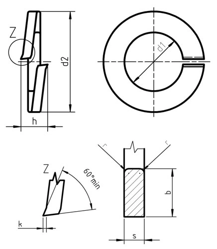 DIN 127 A Flat Washer